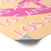 ロサンゼルストラベルアート,カリフォルニア,ビーチ愛好家 ポスター (角)