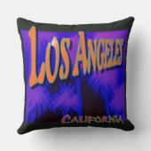 「ロサンゼルスナイトパームズ」枕 クッション (裏面)