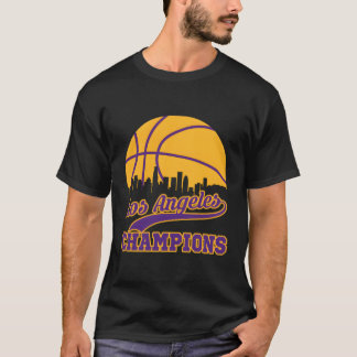 ロサンゼルスバスケットボール2020プレオフチャンピオンズラB Tシャツ