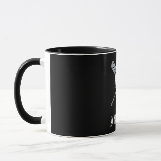 ロサンゼルスバーシティスタイル野球スカル マグカップ (左)