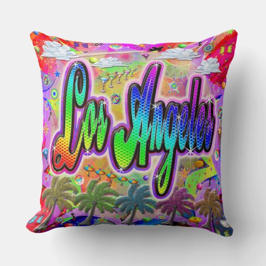 ロサンゼルスビスタ表現ピロー クッション (正面)