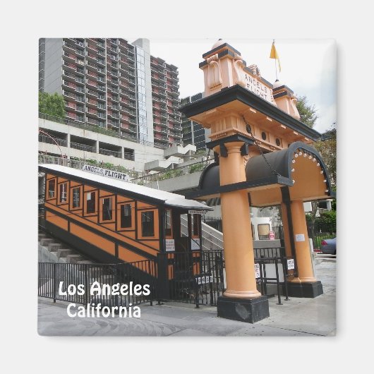 ロサンゼルスファンキーダウンタウン磁石！ マグネット (正面)