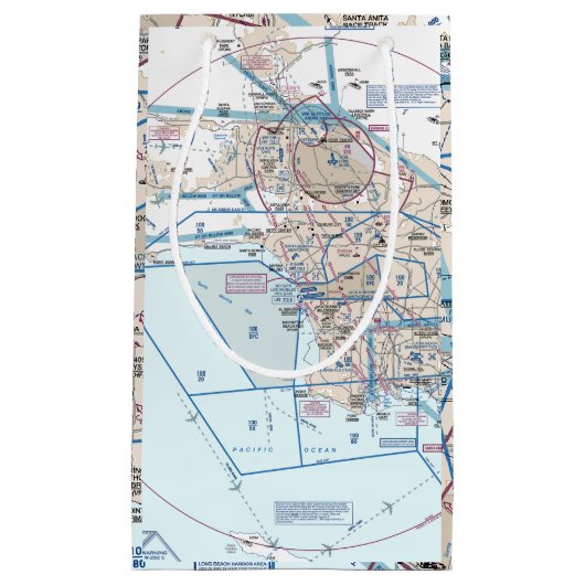 ロサンゼルスフライウェイチャート スモールペーパーバッグ (正面)