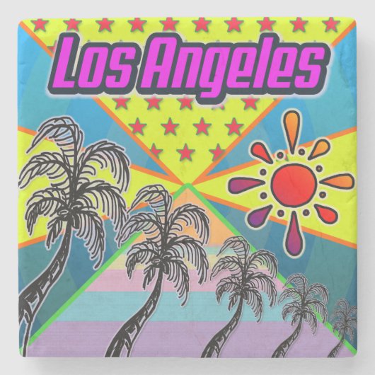 ロサンゼルスフリーダムコースター ストーンコースター (正面)