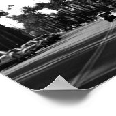 ロサンゼルスブラック&ホワイト写真ポスタープリント ポスター (角)