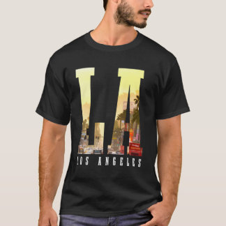 ロサンゼルスラスカイラインカリフォルニアラ Tシャツ