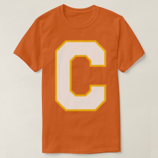 ロサンゼルスレターCヘルメット顔マスク Tシャツ (デザイン正面)