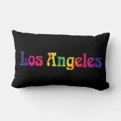 ロサンゼルスレトロレインボーピロー ランバークッション (裏面)