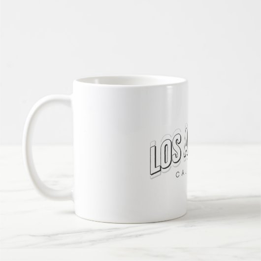 ロサンゼルスレトロ コーヒーマグカップ (左)