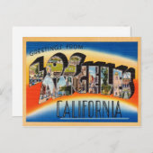 ロサンゼルスヴィンテージ旅行はがき復元 ポストカード (正面/裏面)