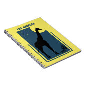 ロサンゼルス動物園カリフォルニアヴィンテージキリン ノートブック (右側)