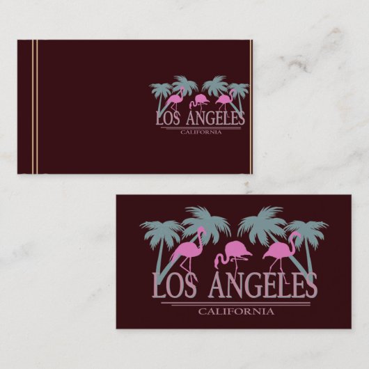 ロサンゼルス名刺 名刺 (正面/裏面)