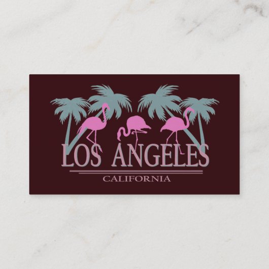ロサンゼルス名刺 名刺 (裏面)