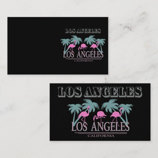 ロサンゼルス名刺 名刺 (正面/裏面)