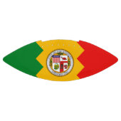 ロサンゼルス国旗を掲げた愛国的なアメリカンフットボール アメリカンフットボール (パネル)