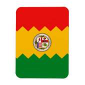 ロサンゼルス国旗を掲げた愛国的なフレキシブル磁石 マグネット (縦)