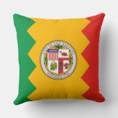 ロサンゼルス国旗(カリフォルニア州,米国) クッション (裏面)