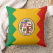 ロサンゼルス国旗(カリフォルニア州,米国) クッション (ブランケット)