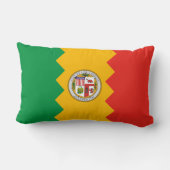 ロサンゼルス国旗(カリフォルニア州,米国) ランバークッション (裏面)