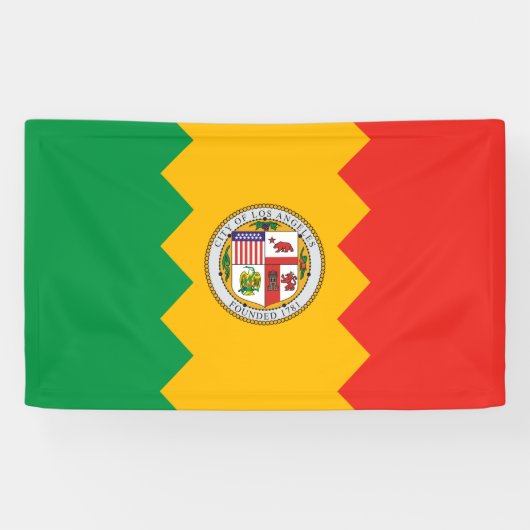 ロサンゼルス国旗（カリフォルニア州，米国） 横断幕 (横)