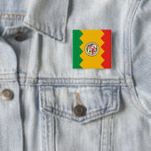 ロサンゼルス国旗(カリフォルニア州,米国) 缶バッジ (インサイチュ)