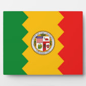 ロサンゼルス国旗 フォトプラーク (正面)