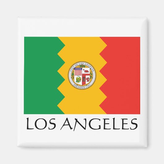 ロサンゼルス国旗 マグネット (正面)