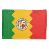 ロサンゼルス国独身の国愛国的ピラロケース国旗 枕カバー (裏面)