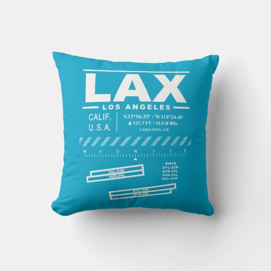 ロサンゼルス国際的空港LAX クッション (正面)