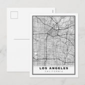 ロサンゼルス地図 シーズンポストカード (正面/裏面)
