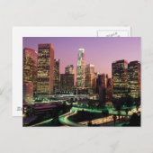 ロサンゼルス夜ライト ポストカード (正面/裏面)