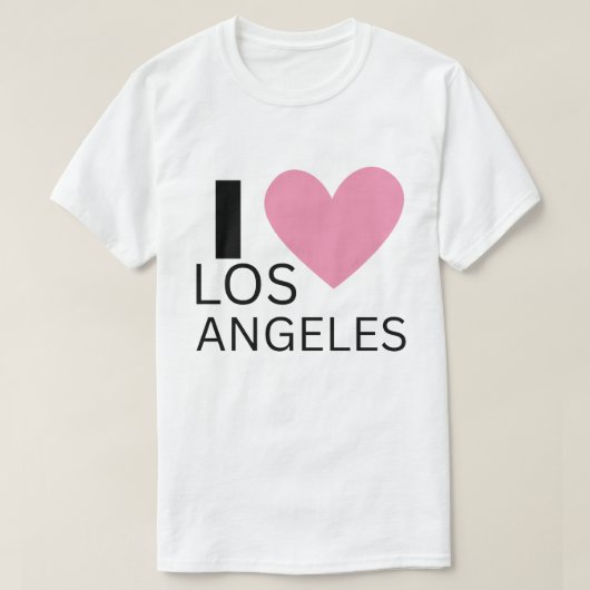 ロサンゼルス大好き Tシャツ (デザイン正面)