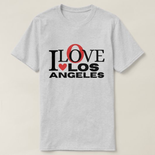 ロサンゼルス大好き Tシャツ (デザイン正面)