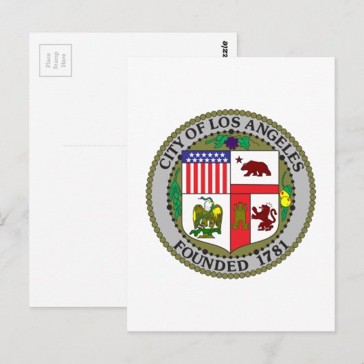 ロサンゼルス封印 ポストカード (正面/裏面)