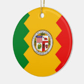 ロサンゼルス州旗のオーナメント セラミックオーナメント (左)