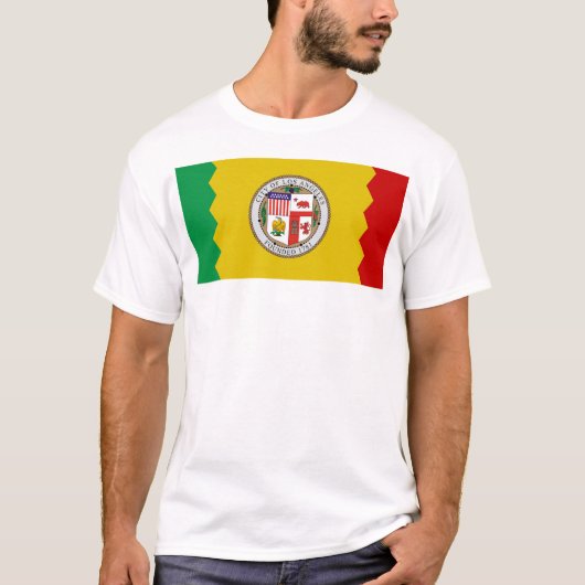ロサンゼルス市旗 Tシャツ (正面)