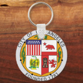 ロサンゼルス市1781年、カリフォルニアヴィンテージヘリット キーホルダー (裏面)