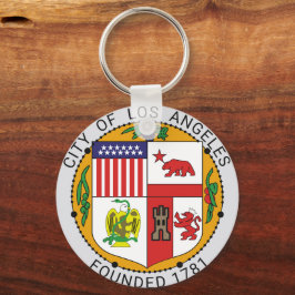 ロサンゼルス市1781年、カリフォルニアヴィンテージヘリット キーホルダー