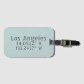 ロサンゼルス座標 ラゲッジタグ (正面横)