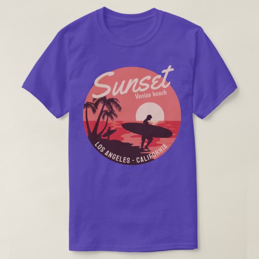 ロサンゼルス愛好家 Tシャツ (デザイン正面)