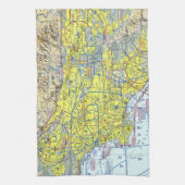 ロサンゼルス断面図 キッチンタオル (縦)