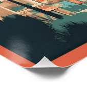 ロサンゼルス旅行イラストレーション、 ポスター (コーナー)