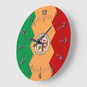 ロサンゼルス旗 ラージ壁時計 (傾斜)