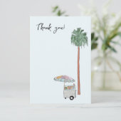 ロサンゼルス水彩サンキューカード サンキューカード (スタンド正面)