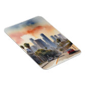 ロサンゼルス水彩画 マグネット (右側)