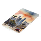 ロサンゼルス水彩画 マグネット (左側)