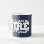 ロサンゼルス県消防署大隊2マグ コーヒーマグカップ (正面左)
