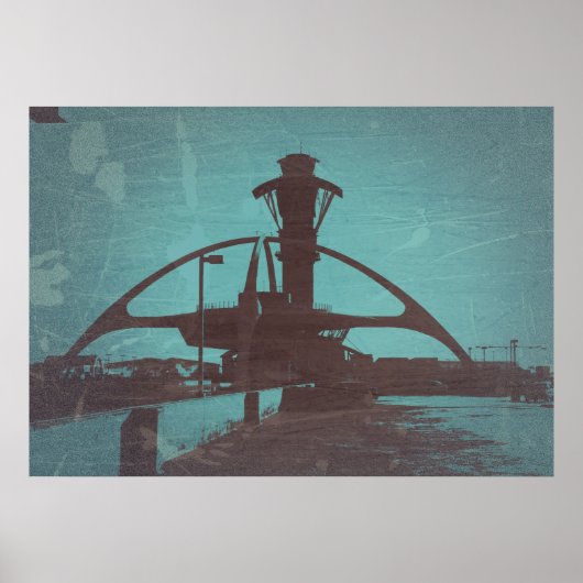 ロサンゼルス空港LAX ポスター (正面)