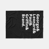 ロサンゼルス素晴らし フリースブランケット (正面(横))