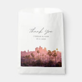 ロサンゼルス結婚スカイラパーソナライズされたイン フェイバーバッグ (正面)